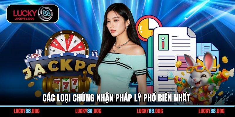 Các loại chứng nhận pháp lý phổ biến nhất